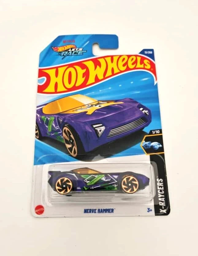 Hot Wheels 2025 Case-J NERVE HAMMER HW X-Raycers Series with FREE Protector