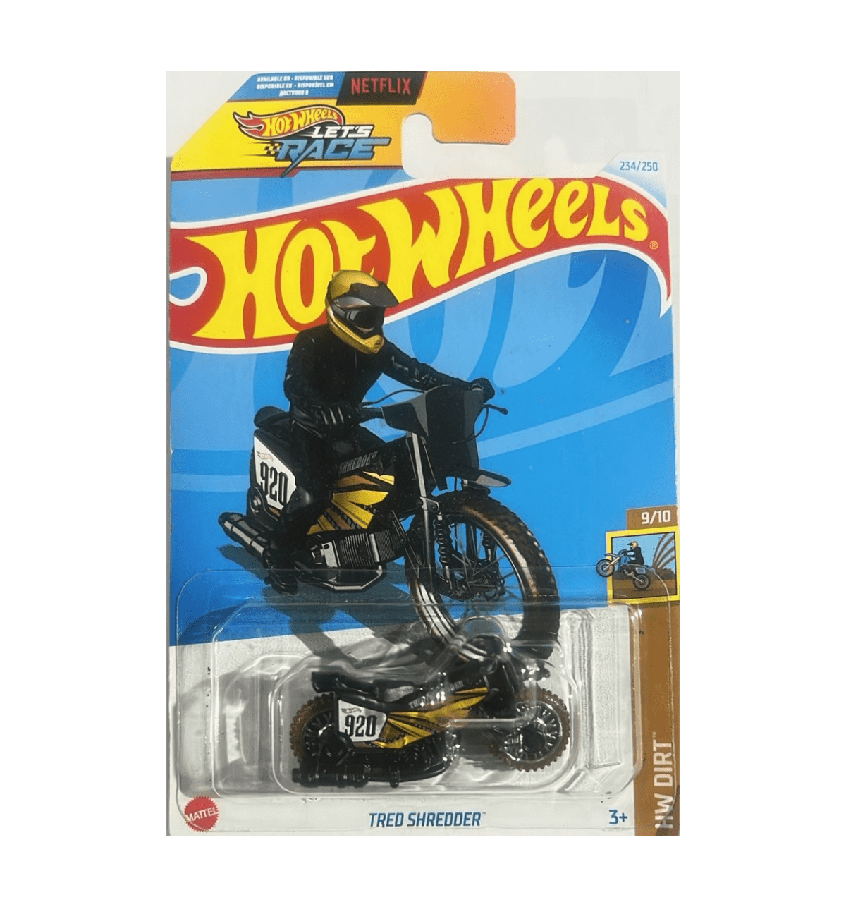 2024 Hot Wheels 234/250 HTB31 Tred Shredder, HW Dirt 9/10