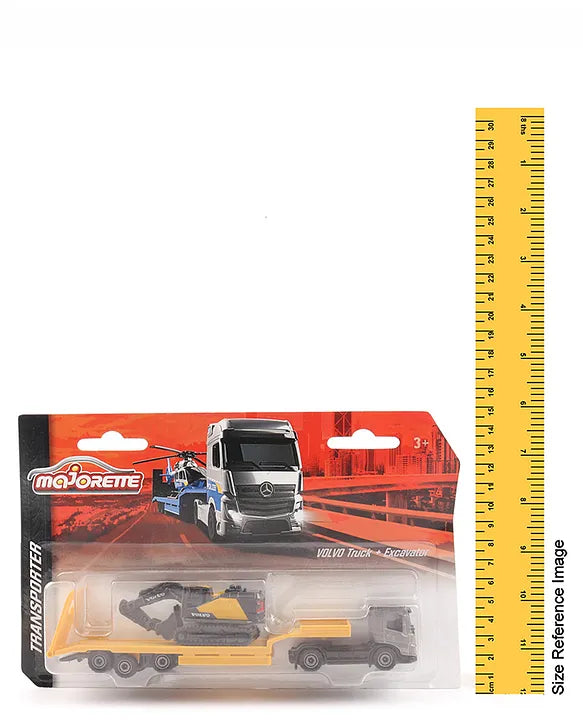 Majorette Transporter Die Cast Free Wheel Mercedes Benz Toy Truck