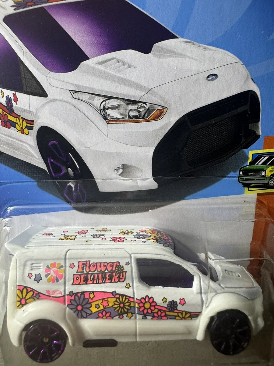 2024 HOT WHEELS #216 - Ford Transit Connect (Case K Treasure Hunt - Long Card)