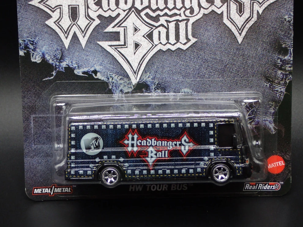 2025 HOT WHEELS PREMIUM POP CULTURE CASE K MTV HEADBANGERS BALL HW TOUR BUS
