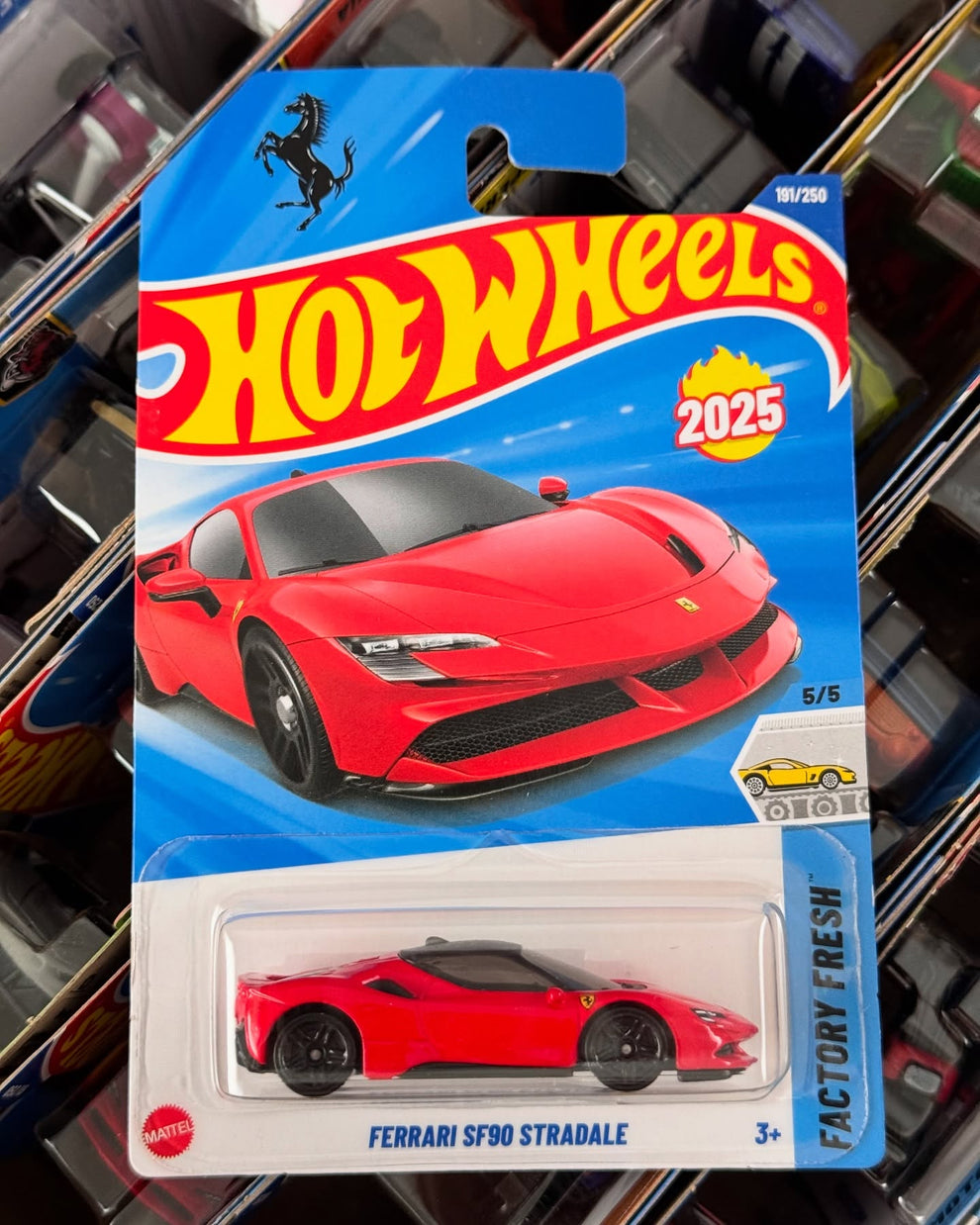 Hot Wheels 2025 Case J Ferrari SF90