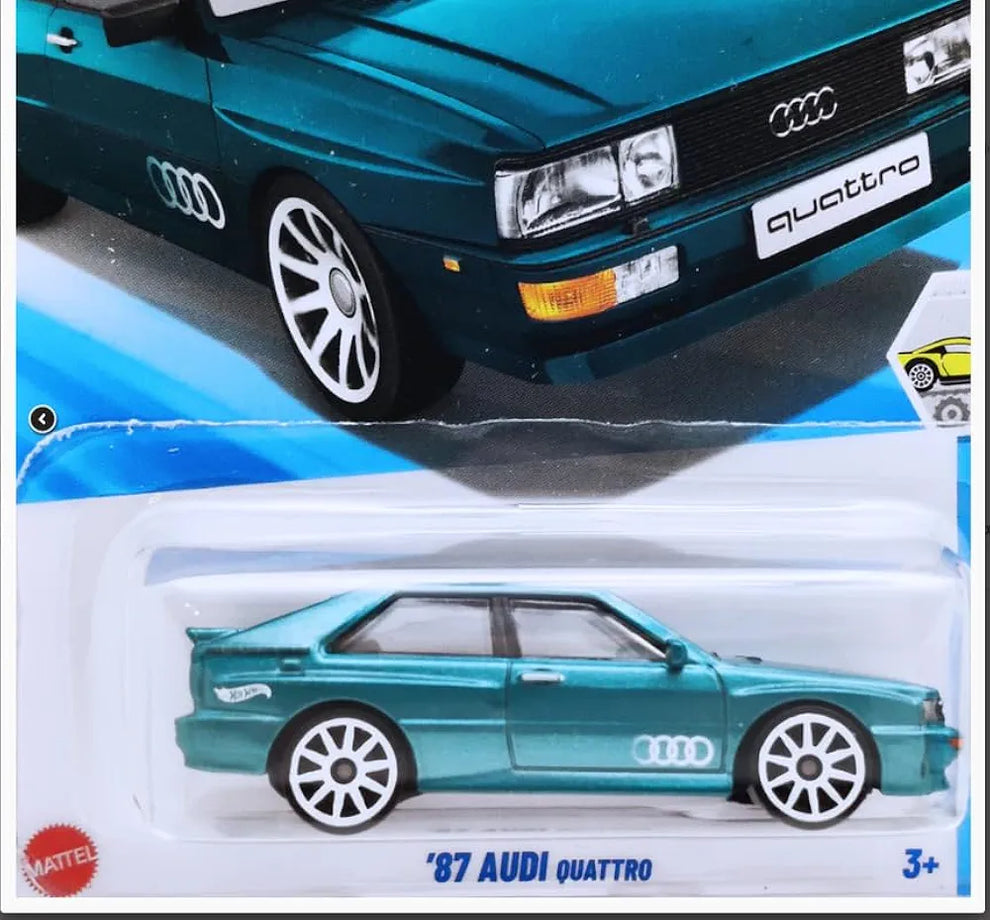 Hot Wheels 87 Audi Quattro Factory Fresh Edge 3 and Above by Small Clamp (Green)