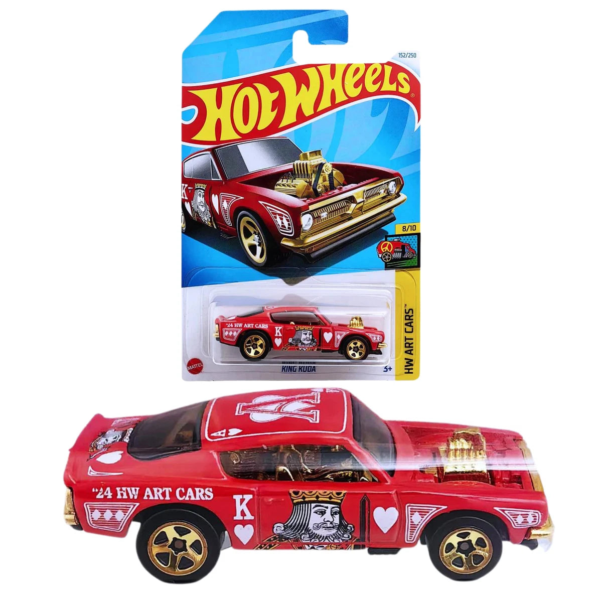 Hot Wheels KING KUDA Red Color HW Art Cars Series 2024 + CASING