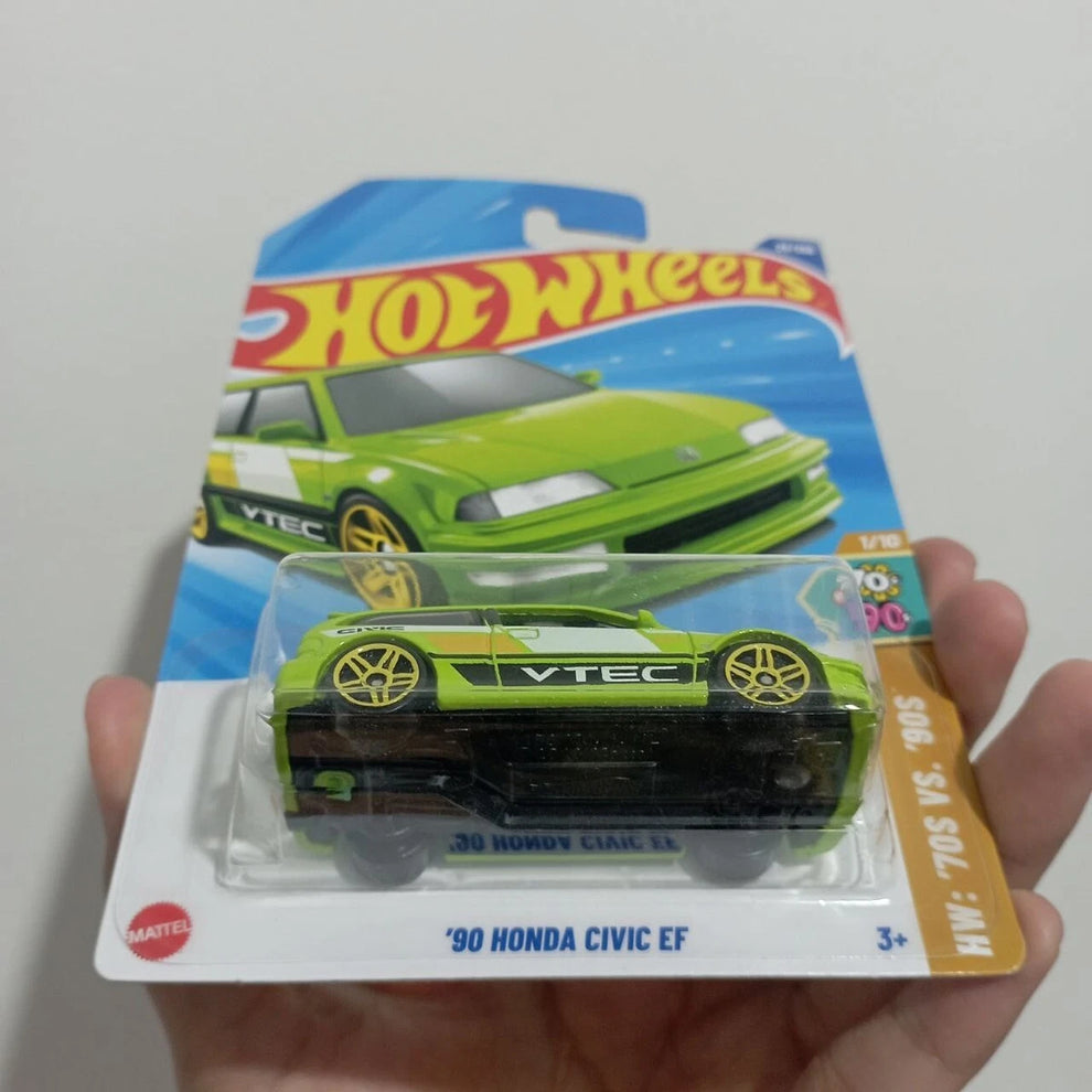 Hot Wheels 2025 Case K '90 Honda Civic EF Green - International Card #28