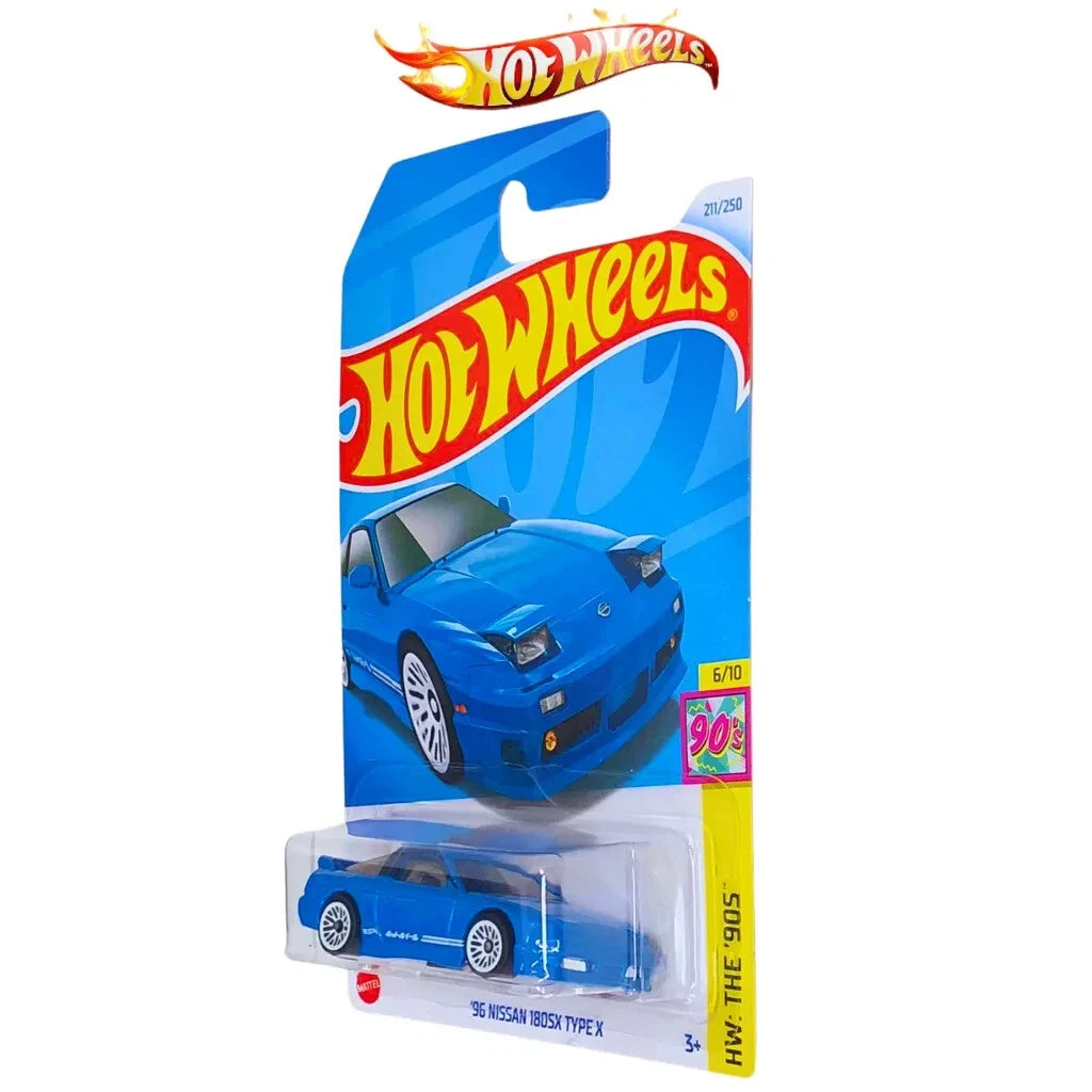 Hot Wheels 96 Nissan 180SX Type X (Blue) HW The 90s Series 2024
