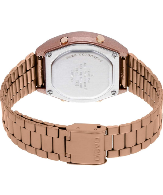 Casio Vintage Series Digital Rose Gold Dial Watch-B640WC-5ADF