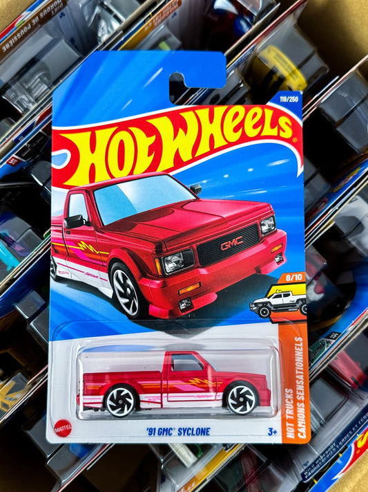 Hot Wheels 91 Gmc Syclone P Case 2025