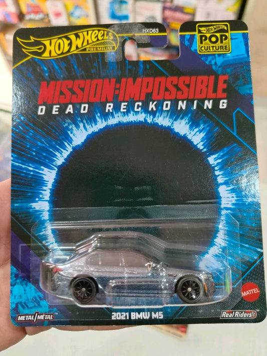 Hotwheels Premium 2025 | 2021 BMW M5 | MISSION IMPOSSIBLE DEAD RECKONING | REAL RIDERS | Pop culture | HXD63