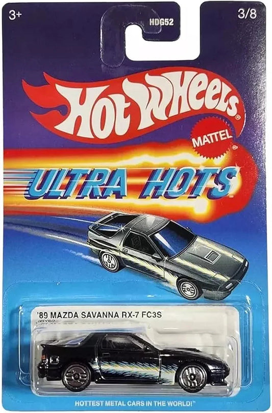 Hot Wheels Ultra Hots 1:64 Hottest Metal Cars in The World for 3 Years & Above (89 Mazda Savanna RX-7 FC3S)