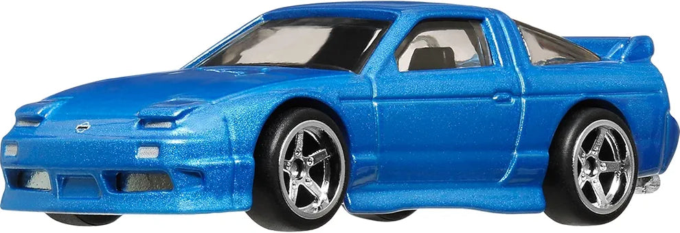 Hot Wheels Premium Fast & Furious 1996 Nissan 180SX Type X for 3 Years & Above (Blue)
