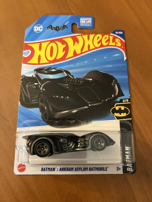 Hot Wheels BATMAN ARKHAM ASYLUM Dark Knight Black Variation BATMOBILE