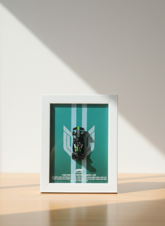 Hot Wheels Kick Sauber F1 Team Car #24 Framed Display | Premium Collector's Piece