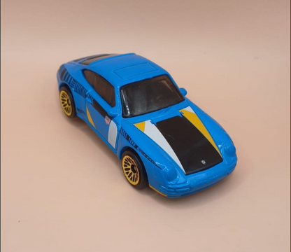Display - 3D Wooden Frame Wall Art for Hotwheels Car Enthusiasts PORSCHE CARRERA (BLUR)