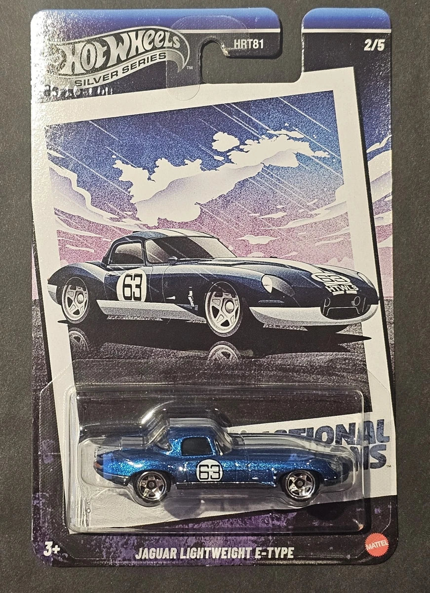 Hotwheels Silver Series, Jaguar Lightweight E-Type, National Icons, New 2025