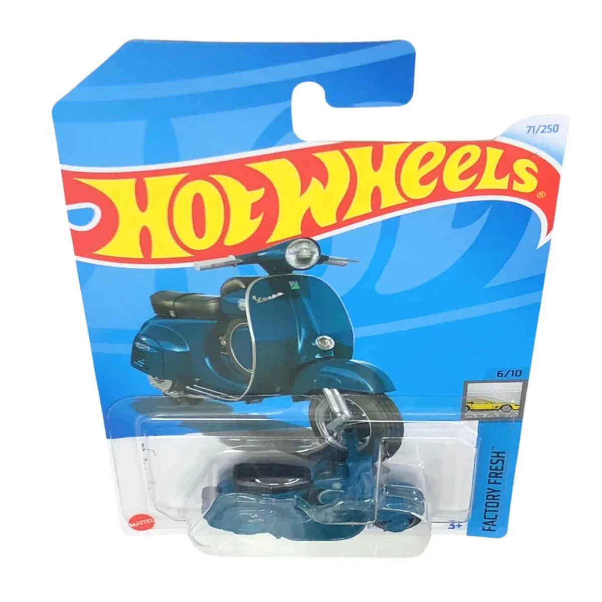 NEW Hot Wheels Factory Fresh 6/10 Vespa 90 SS Super Sprint 71/250 Free Shipping