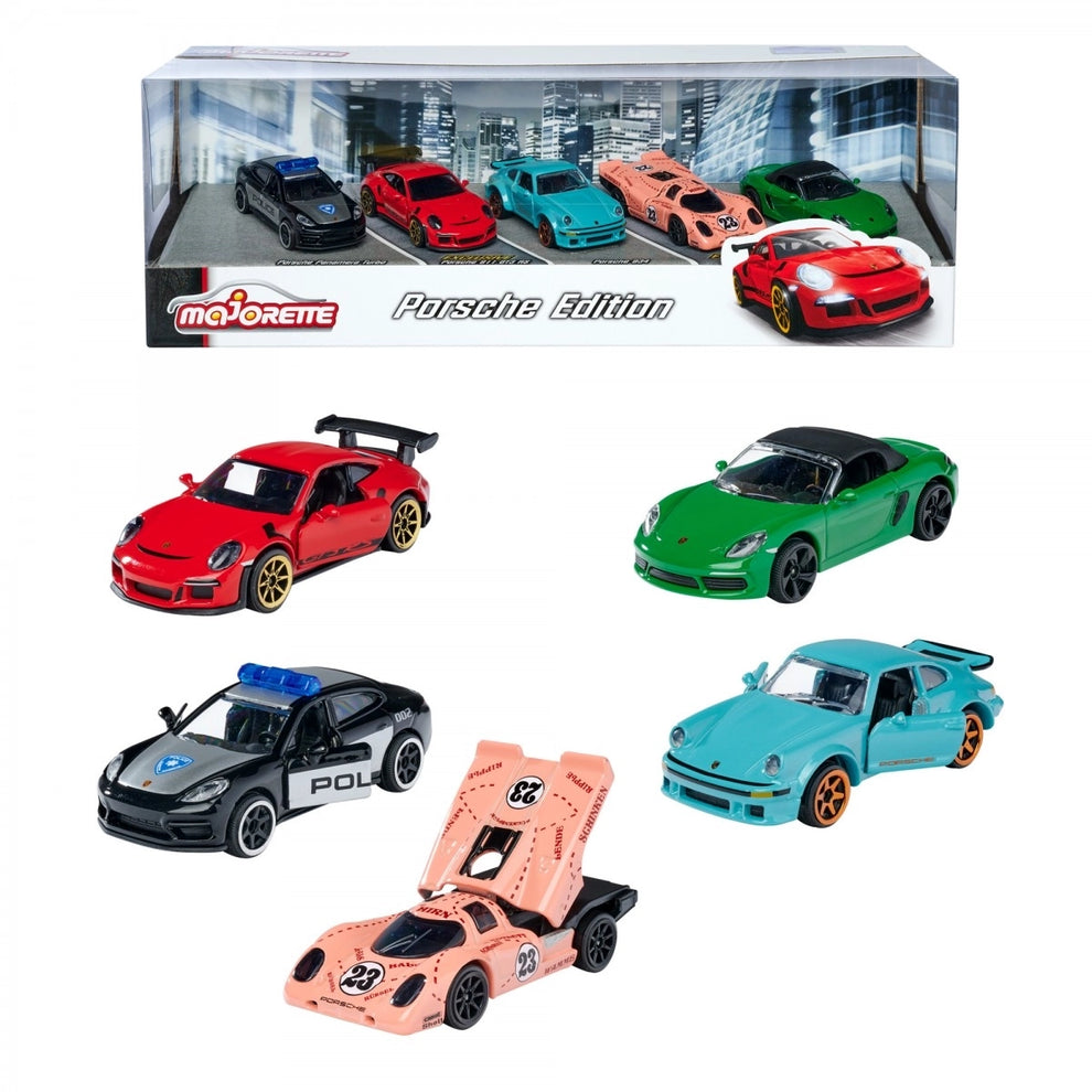 MAJORETTE - PORSCHE 5 PIECES GIFTPACK
