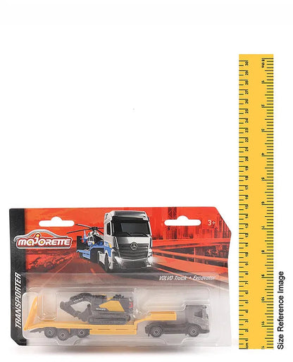 Majorette Transporter Die Cast Free Wheel Mercedes Benz Toy Truck