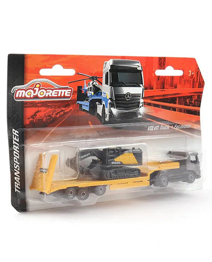 Majorette Transporter Die Cast Free Wheel Mercedes Benz Toy Truck