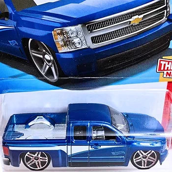 Hot Wheels Chevy Silverado Then and Now for Ages 3 and Up (Blue)