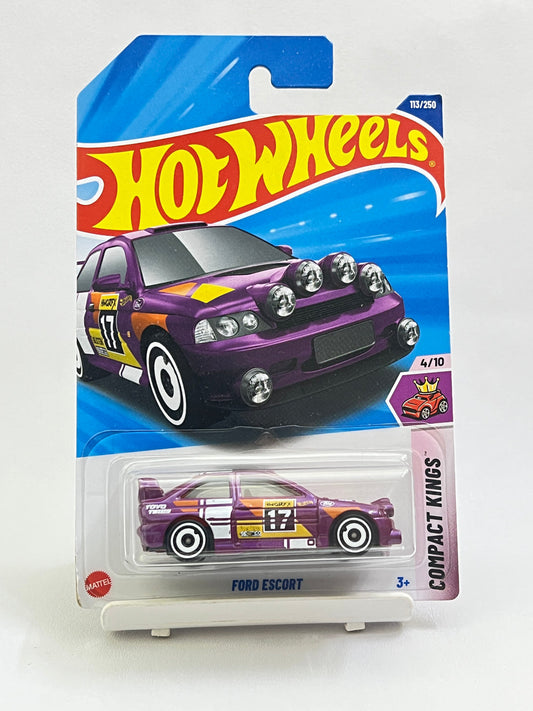 HOT WHEELS - FORD ESCORT - PURPLE - 3C