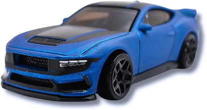 Hot Wheels 1:64 Scale Ford Mustang Dark Horse Then and Now for Ages 3 and Up by Small Clamp (Blue)