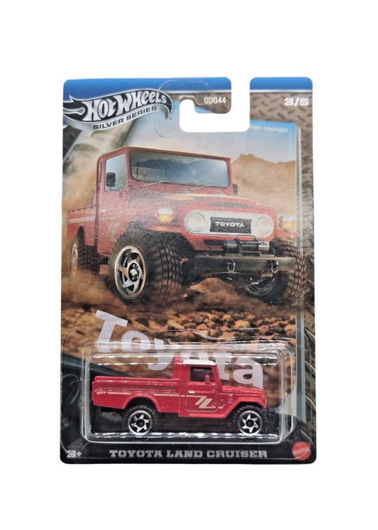 2025 Hot Wheels Toyota Trucks Silver Series 5 Car Set - Tacoma, Tundra, more JDM
