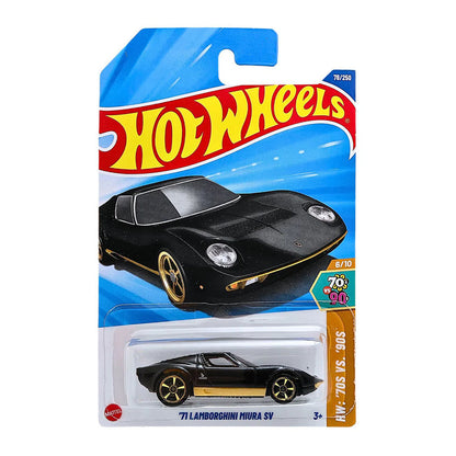 Hot Wheels '71 Lamborghini Miura SV (Black)