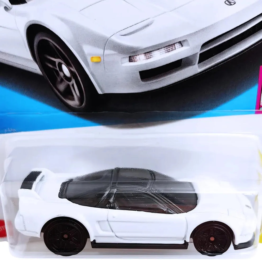 Hot Wheels 1:64 Scale 90s Acura NSX HW90s for Ages 3 and Up by Small Clamp (White)