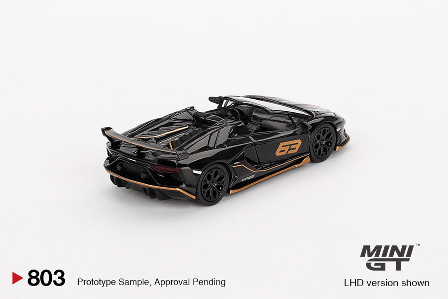 Lamborghini Aventador SVJ 63 Roadster Nero Aldebaran