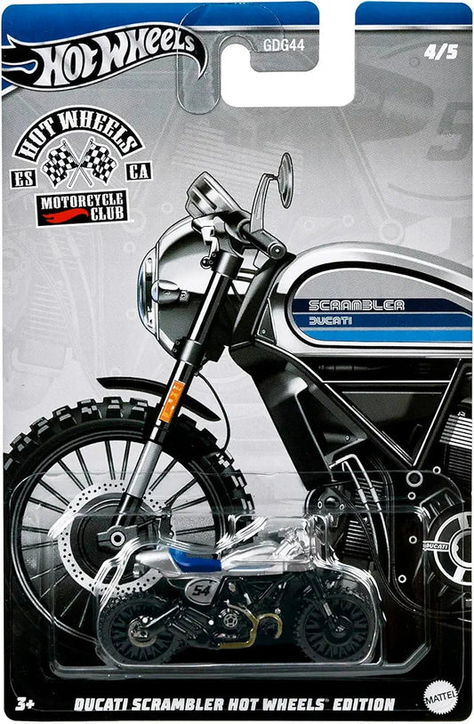 Hot Wheels New 2024 Motorcycle Club Ducati Scrambler Edition