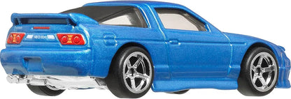 Hot Wheels Premium Fast & Furious 1996 Nissan 180SX Type X for 3 Years & Above (Blue)