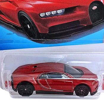 Hot Wheels 2024 16 Bugatti Chiron Quarter Mile Heroes Ages 3 and Up (Red)