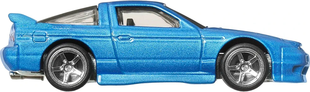 Hot Wheels Premium Fast & Furious 1996 Nissan 180SX Type X for 3 Years & Above (Blue)