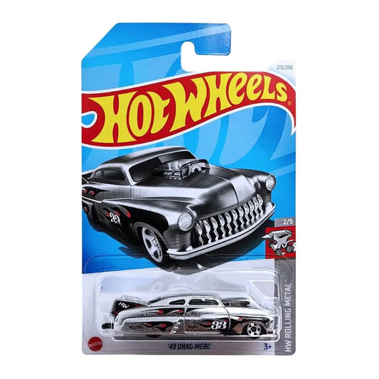 Hot Wheels 49 Drag MERC HW Rolling Metal for Ages 3 and Up (Silver)