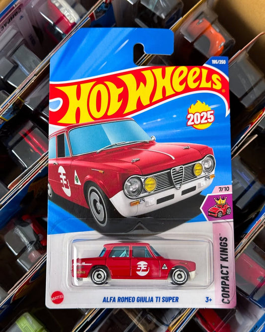 Hot Wheels 2025 Case K Alfa Romeo Giulia TI Super U. S. Card