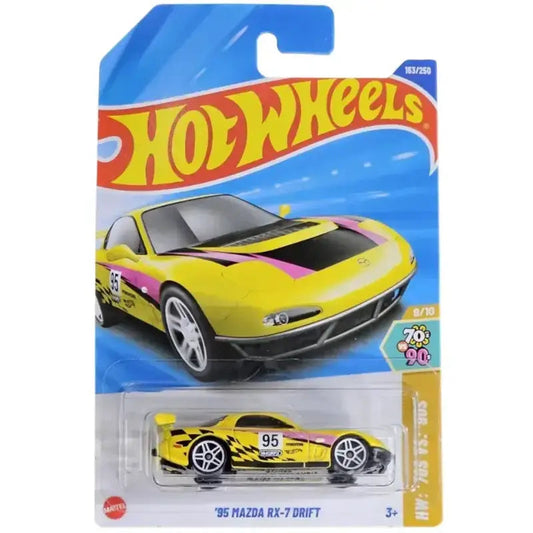 Hot Wheels 95 Mazda Rx7 Drift Hw 70s vs 90s J Case 2025
