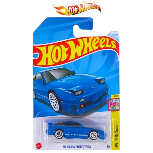 Hot Wheels 96 Nissan 180SX Type X (Blue) HW The 90s Series 2024