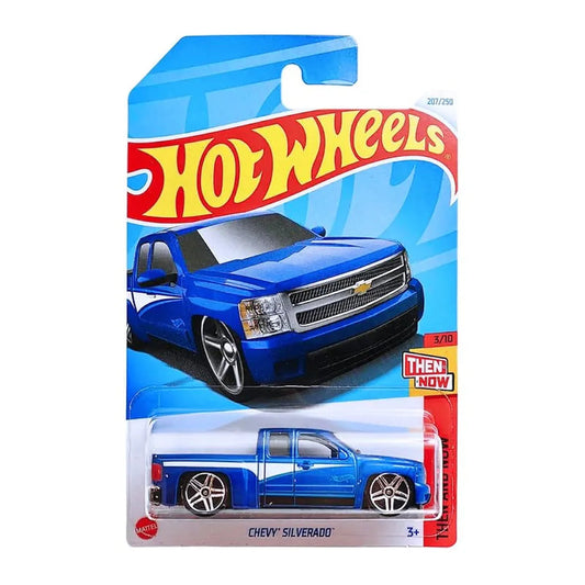 Hot Wheels Chevy Silverado Then and Now for Ages 3 and Up (Blue)