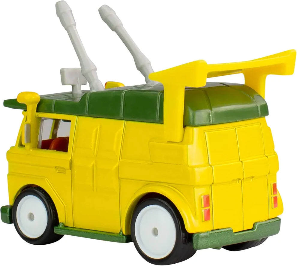 Hot Wheels Premium Toy Car TMNT Party Wagon, 1:64 Scale Die-Cast Replica from Popular Movie (Styles May Vary)