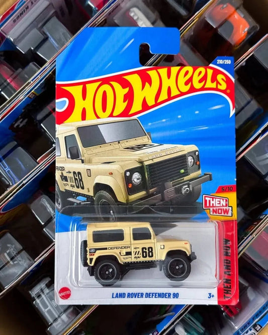 Land Rover Defender 90 #210 * Tan * 2025 Hot Wheels NEW! K Case