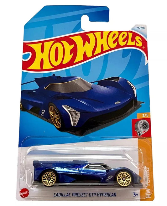 Hot Wheels 2024 Cadillac Project GTP Hypercar Ages 3 and Up (Blue)
