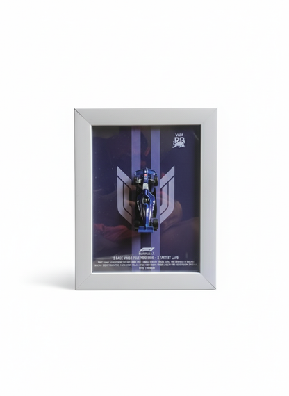 Premium 3D F1 Race Car Framed Art | The Ultimate Gift for Car Lovers