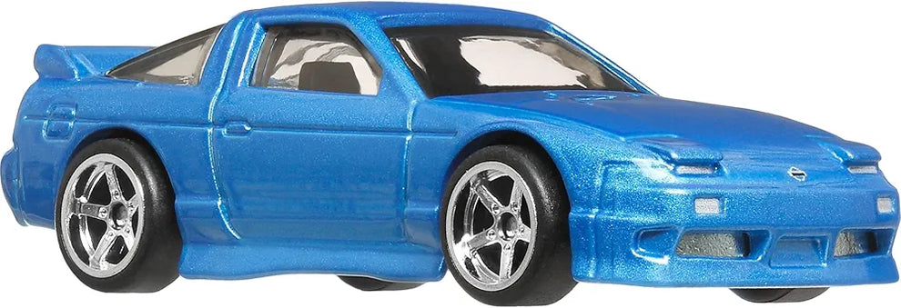 Hot Wheels Premium Fast & Furious 1996 Nissan 180SX Type X for 3 Years & Above (Blue)