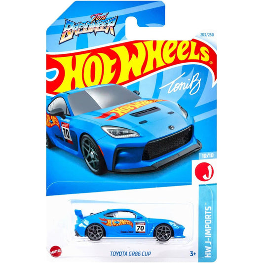 Hot Wheels 2024 Toyota GR86 Cup HW J Imports Ages 3 and Up (Blue)