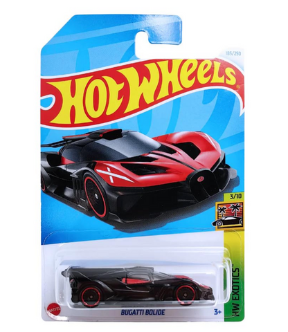 1:64 Scale Bugatti Bolide HW Exotics for Ages 3 and Up (Red)