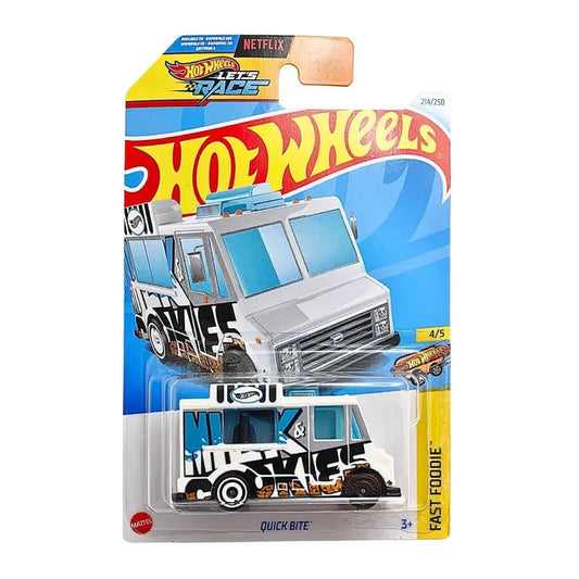 Hot Wheels Let's Race Netlix Quick Bites Fast Foodie for Ages 3 and Up (White)