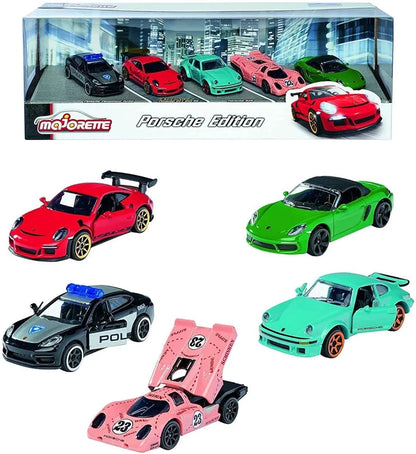 MAJORETTE - PORSCHE 5 PIECES GIFTPACK