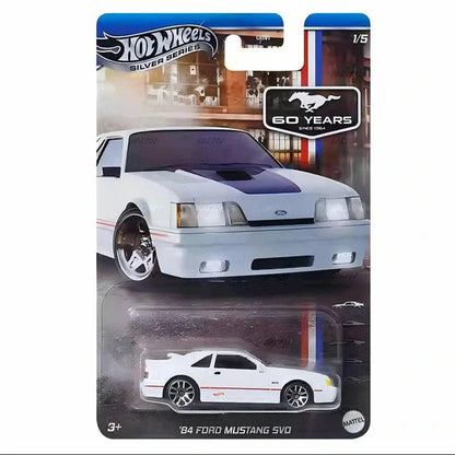 2024 Hot Wheels Silver Series 60 Years Mustang #1 84 Ford Mustang SVO White 151A