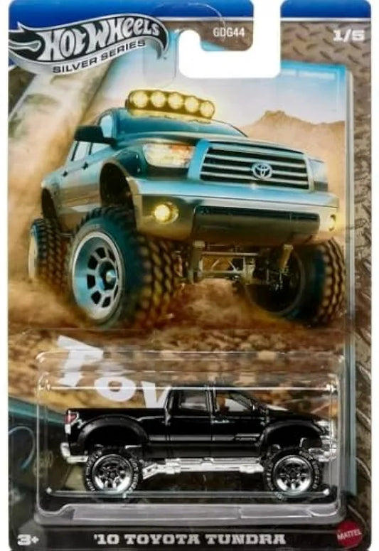 Mattel Hot Wheels Silver Series 1/5, 2010 Toyota Tundra, Black, 1:64 Scale Diecast Car